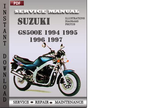 Suzuki gs500e 1996 factory service repair manual. - Manuale della macchina da cucire singer 378.