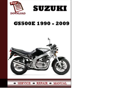 Suzuki gs500e gs 500e 1990 repair service manual. - Advanced strength and applied stress analysis solution manual.