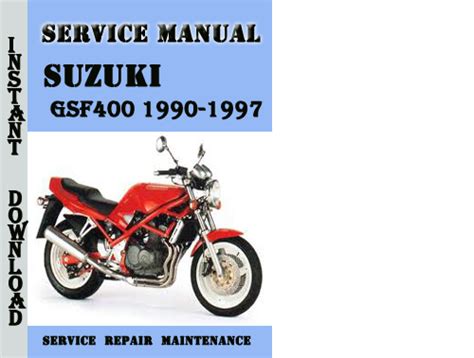 Suzuki gsf400 bandit 1990 1997 repair service manual. - Su carburettors tips techniques workshop manual tips techniques.