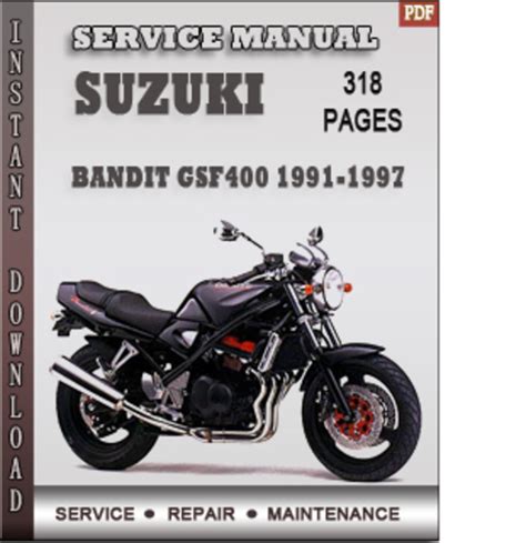 Suzuki gsf400 gsf 400 bandit 1997 repair service manual. - Bmw k1200 k1200lt 2003 repair service manual.