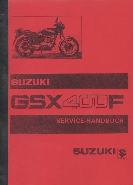 Suzuki gsx 400 f service manual. - Dom juan ou le festin de pierre.