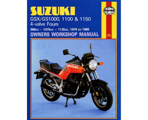 Suzuki gsx gs1000 1100 1150 1979 bis 1988 bedienungsanleitung werkstatt. - Manuale ricevitore denon avr 1911 surround.