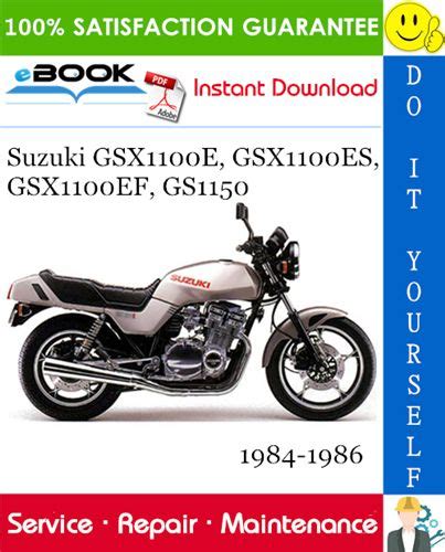 Suzuki gsx1100e gsx1100es gsx1100ef gs1150 service repair manual 1984 1985 1986. - Njhmfa guida di revisione del bilancio.