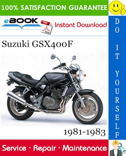 Suzuki gsx400 gsx400f 1981 1983 repair service manual. - Whirlpool duet electronic electric dryer repair manual.