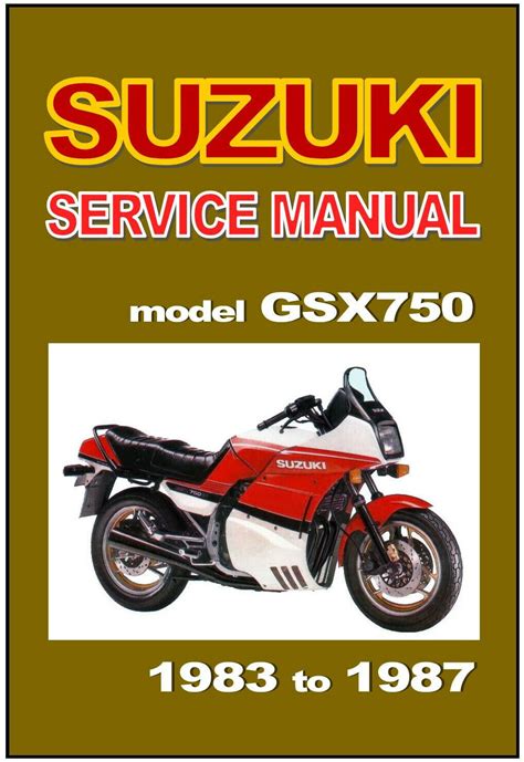Suzuki gsx750e gsx750es 1983 1987 service repair manual. - Mitchell auto repair manual free download.