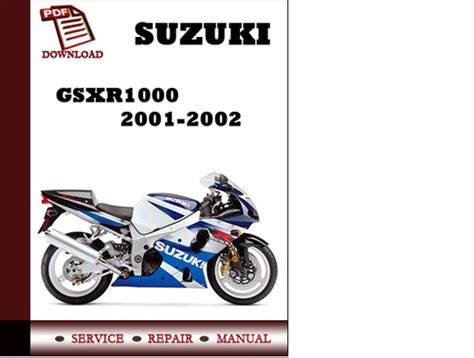 Suzuki gsxr1000 2001 2002 service repair manual. - Guide des librairies specialisees paris and banlieue.