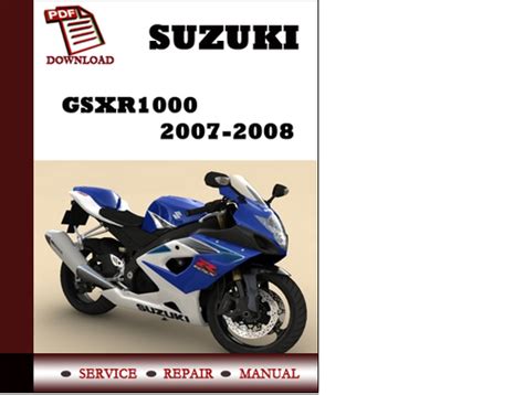 Suzuki gsxr1000 full service repair manual 2007 2008. - Bmw mini cooper 2002 06 service repair manual zip.