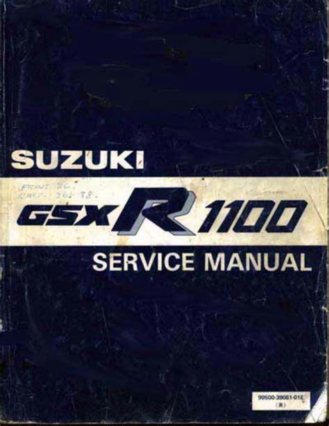 Suzuki gsxr1100 1986 1988 manual de servicio manual de reparación. - 16 ps briggs und stratton reparaturanleitung.