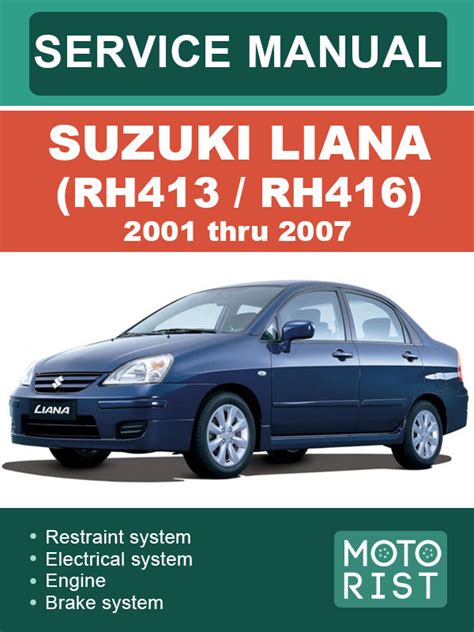 Suzuki liana rh413 rh416 service reparaturanleitung schaltplan handbuch. - Niet een handvol, maar een land vol.