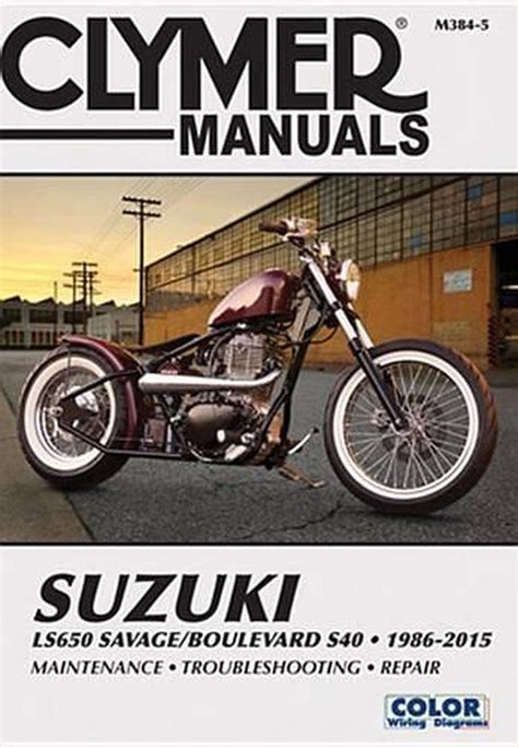 Suzuki ls 650 savage motorcycle repair manuals. - Die endogene depression als folge der störung einer vegetativen beziehung zur umwelt..