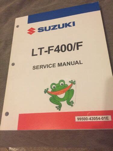 Suzuki lt f400 f repair manual. - Lg rc9055ap2z service handbuch und reparaturanleitung.