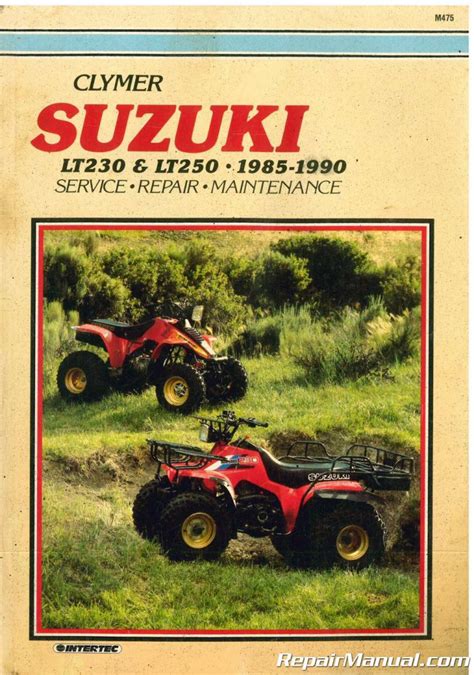 Suzuki lt230 lt250 atv full service repair manual 1985 1990. - Daihatsu charade g100 gtti 1990 factory service repair manual.