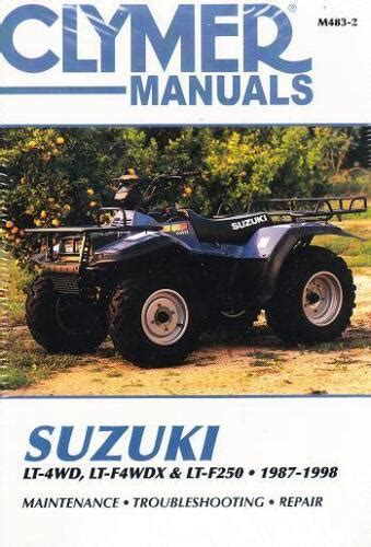 Suzuki lt4wd quad runner ltf250 service manual. - The super antioxidant diet and nutrition guide by robin jeep.