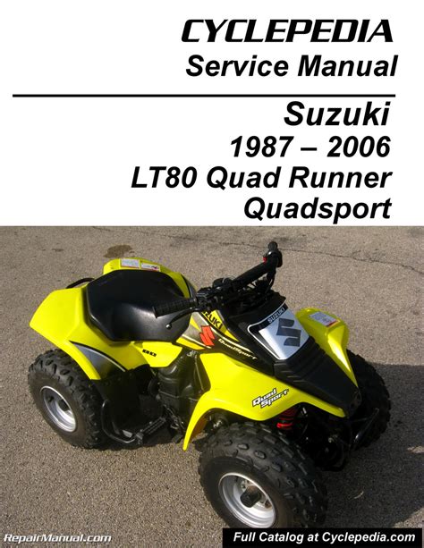 Suzuki lt80 repair service maintenance manual lt 80 lt 80. - Boulevard de sébastopol e altri racconti.
