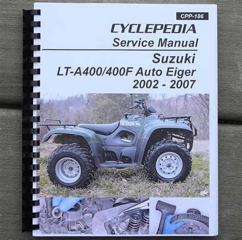 Suzuki lta400 eiger 400 auto full service repair manual 2002 2007. - Mechanics of materials fitzgerald solution manual.