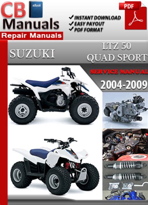 Suzuki ltz50 ltz50 quadsport full service repair manual 2004 2009. - 1991 omc outboard motor 10 15 hp owners manual not in english.