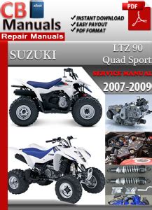 Suzuki ltz90 service repair workshop manual 2007 2009. - Class d wastewater license florida study guide.