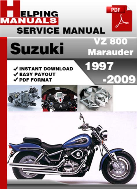 Suzuki marauder 800 vz 1997 2009 workshop manual. - Lottery master guide von gail howard ebook.