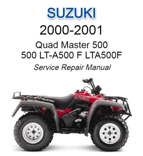 Suzuki quadmaster 500 lt a500f lta500f 2000 2001 service reparaturanleitung. - Lg 37lh4000 37lh4000 za lcd tv service manual.
