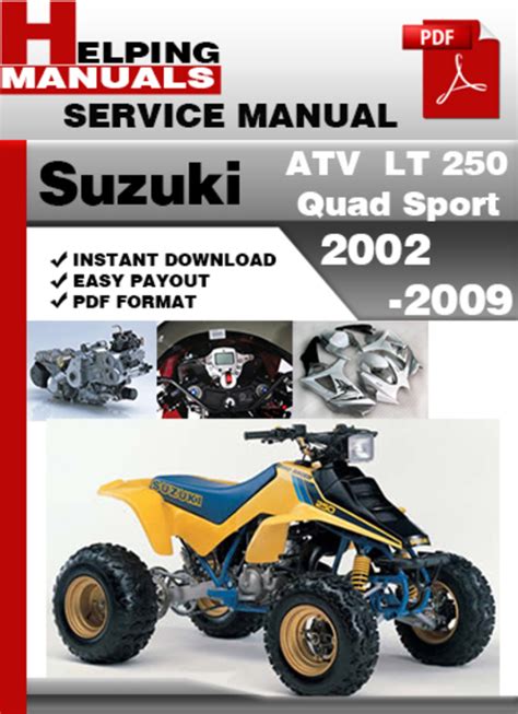 Suzuki quadrunner 250 owners manual francais. - Non specialist handbook teaching biology to ks4.