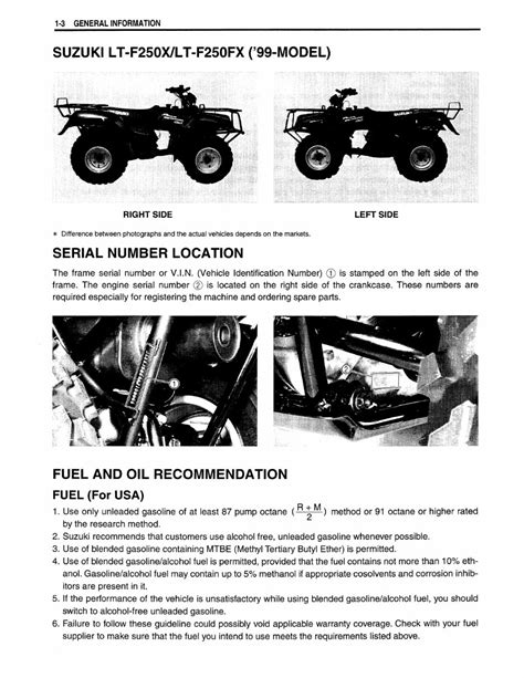 Suzuki quadrunner 250 service manual pdf. Suzuki LT-4WD Quad Runner, LT-F4WDX King Quad and LT-F250 Quad Runner manual. Clymer ATV repair manuals are written specifically for the do-it-yourself enthusiast. From basic maintenance to troubleshooting to complete overhaul, Clymer manuals provide the information you need. The most important tool in your tool box may be your Clymer manual ... 