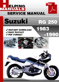 Suzuki rg 250 1983 1990 online service repair manual. - Demo 1960 63 ford falcon shop manual.