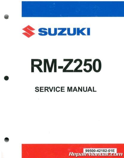 Suzuki rm z250 service manual repair 2004 2006 rmz250. - Ptolemäische urkunden aus der heidelberger papyrus-sammlung.
