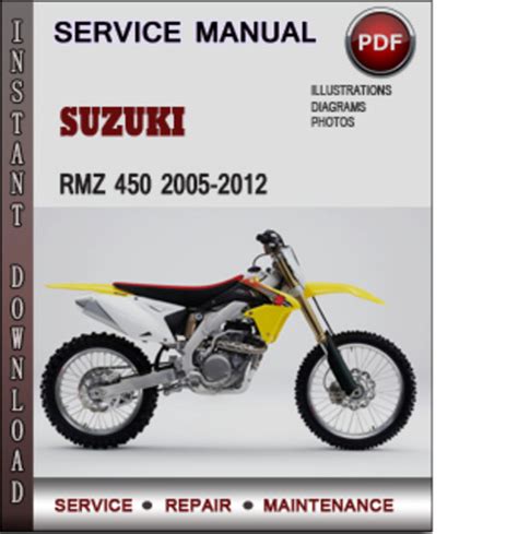 Suzuki rm z450 2005 2007 factory workshop manual. - Arema manual for railway engineering volume 2.