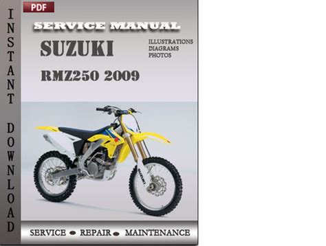 Suzuki rmz250 rm z250 workshop manual 2009 2010. - Ultimate guide to twitter for business.
