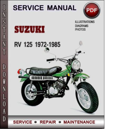 Suzuki rv 125 1972 1985 service reparaturanleitung. - Avventure di huckleberry finn domande guida allo studio.