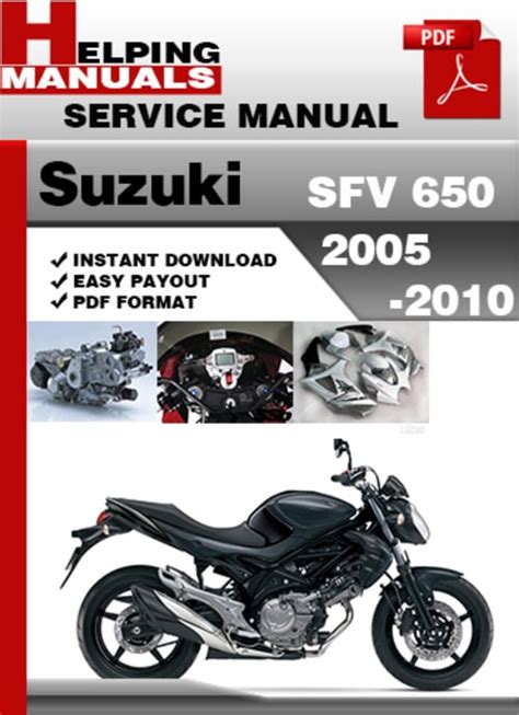 Suzuki sfv 650 2005 2010 manuale di riparazione di servizio. - Service manual for sdmo genset 200.