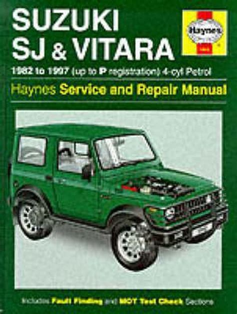 Suzuki sj410 sj413 82 97 and vitara service and repair manual. - John deere repair manual 3038e front axle.
