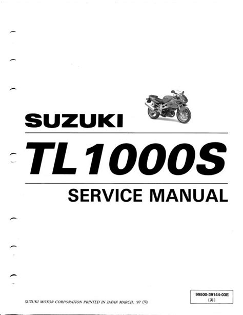 Suzuki tl1000s tl 1000s 1998 repair service manual. - Sisu diesel 44 49 66 74 84 engines workshop manual.