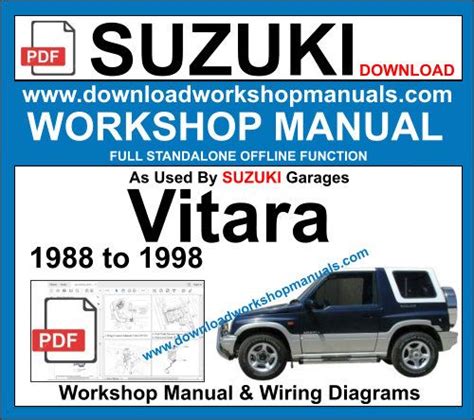 Suzuki vitara 1994 repair service manual. - Il manuale delle abilità comunicative di owen hargie.