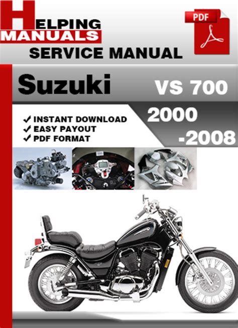Suzuki vs 700 2000 2008 factory service repair manual download. - Solutions manual stewart 1st edition essential calculus.