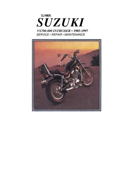 Suzuki vs700 vs800 intruder 1992 manuale di servizio di riparazione. - Icom ic u16 guía del usuario.