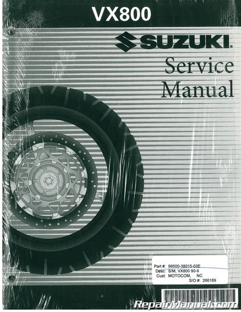 Suzuki vx800 vx 800 1991 repair service manual. - Sobre la superficie bruñida de un espejo.