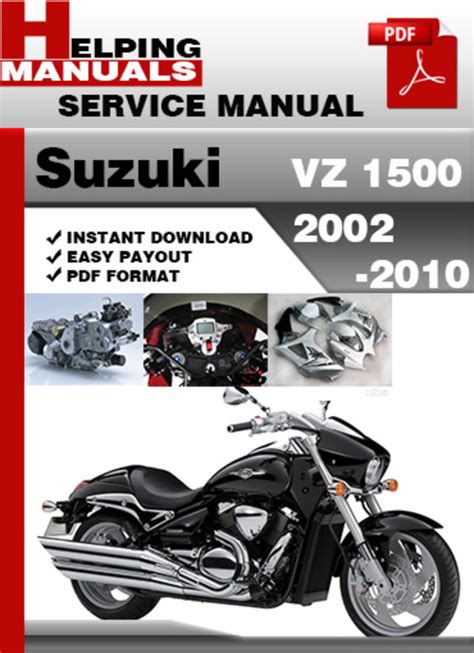 Suzuki vz 1500 2002 2010 service repair manual. - Analysis of biological data whitlock solution manual.