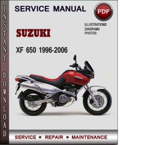 Suzuki xf 650 1996 2006 servizio di riparazione manuale di fabbrica download. - Manuale per lavastoviglie kenmore quiet guard deluxe.