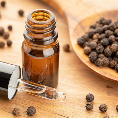 Svartpeppar eterisk olja