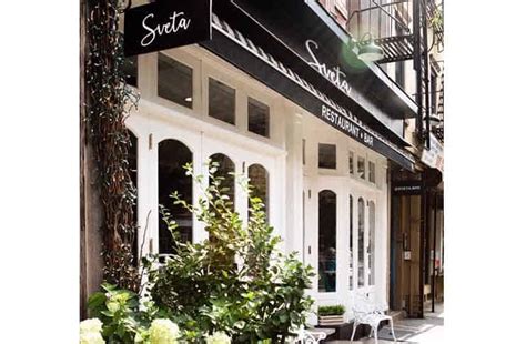 Sveta nyc. Enter Sveta’s doors, and you won’t be at a NYC Ukrainian restaurant, you’ll be home. Or, that’s what it feels like. Ukrainian Cuisine’s seat at the table has a little bit of extra space. Sveta Restaurant 64 Carmine St, New York, NY 10014; T. +1 212 203 4106; M. svetawestvillage@gmail.com; Working Hours. Monday Tuesday - Sunday. 