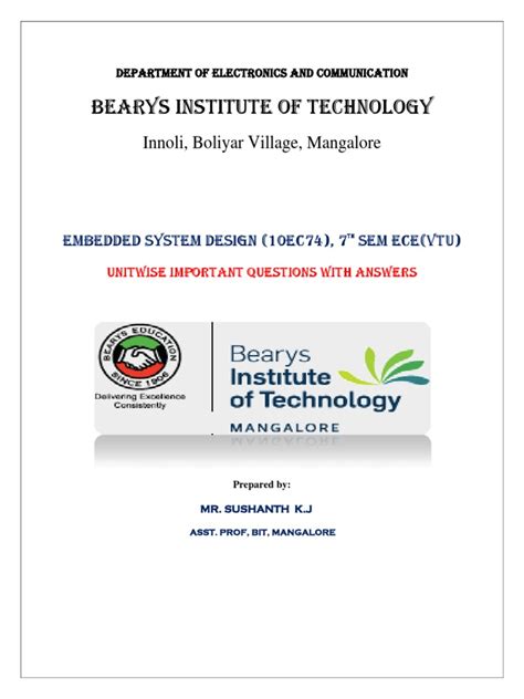 Svit notes ece 7th sem. E-Waste Management &ndash; BEC755A (Notes 1 &ndash; KNSIT) ECE 7th Seme...