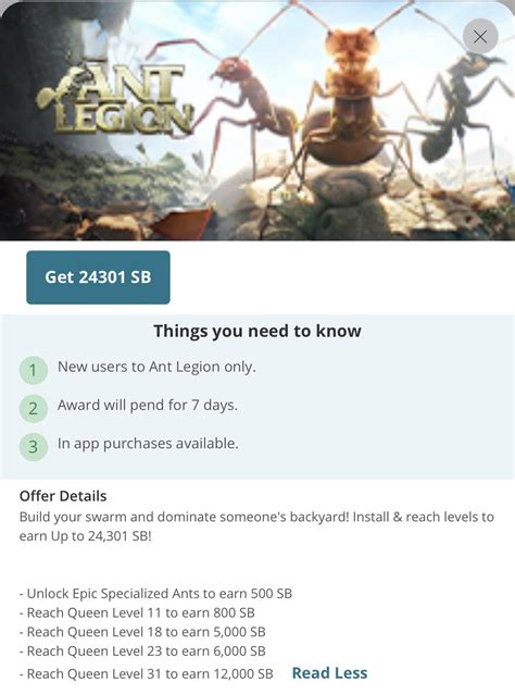 Swagbucks ant legion. Swagbucks is a popular online platform that allows users to earn rewards for completing various tasks such as taking surveys, watching videos, and shopping online. With a little st... 