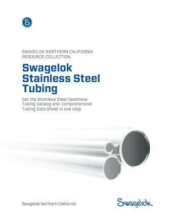 Swagelok tubing catalog. .  ...
