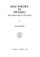 Swahili Epic Literature - JSTOR