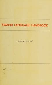 Swahili language handbook by edgar c polom. - Kawasaki bayou klf 400 service manual.
