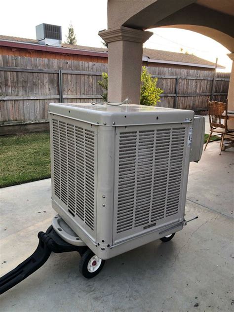 Swamp cooler for sale used. Buy Portable Swamp Coolers - 1300 CFM MC18M Evaporative Air Cooler with 2-Speed Fan, 53.4 dB - 500 sq. ft. Coverage Evaporative Air Cooler Portable High Velocity Outdoor Cooling Fan by Hessaire - White: Portable - Amazon.com FREE DELIVERY possible on eligible purchases 