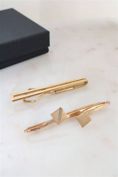 Swank Gold Clip - Etsy