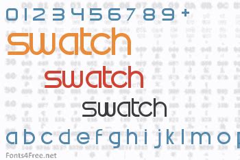 Swatch Font Download - Fonts4Free