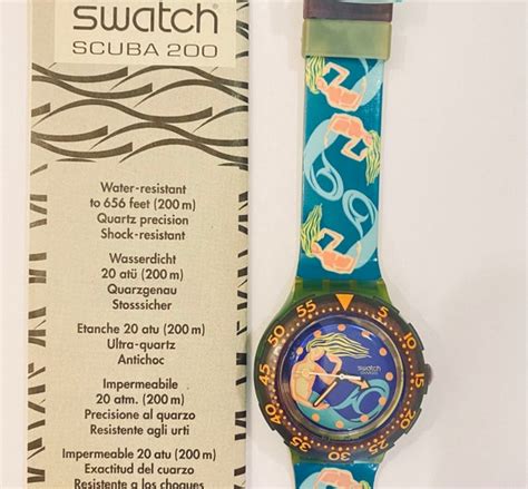 Swatch Scuba 200 Watch Sailors Joy eBay